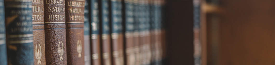 old books in a library